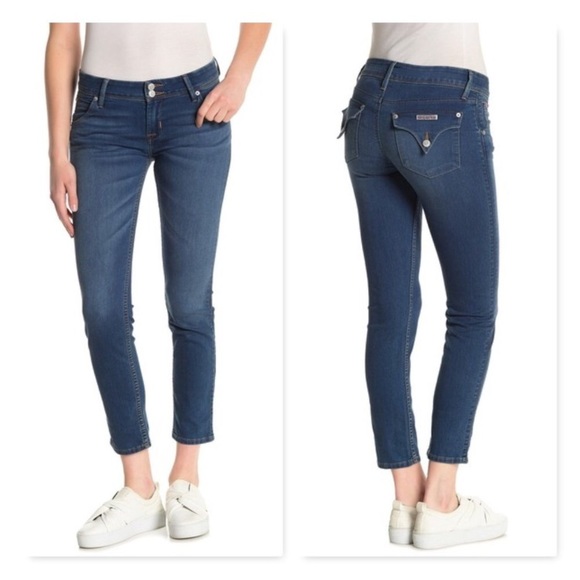 Hudson Jeans Denim - HUDSON Collin Flap Cropped Skinny Jeans